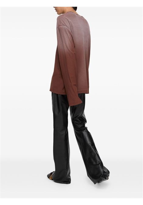 t-shirt logo relaxed fit unisex marrone ACNE STUDIOS | CL0197ADN